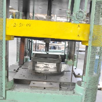 175 Ton,ColumbusIndustries, Trimmer, 4-post hydraulic trim press,4-way can trimming attachment,dual palm controls,#A1879