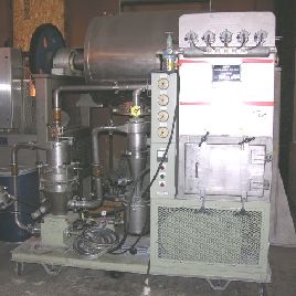 Nippon#IDS-2Pnuematic Supersonic jet mill, Stainless Steel, pulse jet dust collector, cyclone fines collector, 1983, #29278