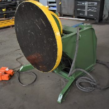 1690 lb.Passerini#PTR-8S, 360 degree power rotation, 39" diameter table, dual foot pedals, #28745