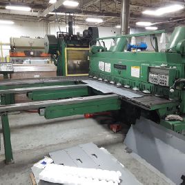 1/4" x 10’Cincinnati#1810G, 18 gap, 11 holddowns, hydraulic shear, 7.5 HP, 1995, #11334