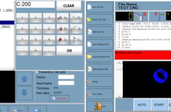 12’ x 3/8"Akyapak#AHS-40/08, 4-roll plate roll,10 HP,Torsion bar,digital display