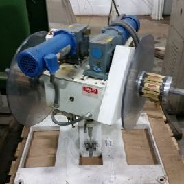 400 lb.Jaco#JDRF-1A-DC-REV, motorized double end uncoiler, 8" width, 6 -24 ID, 44 OD, #13485J