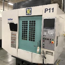 Brother # TC-S2DN-0, VMC, control Brother B-0, MPG de mano remota, mesa giratoria Nikken 4th Axis, 2009-2014, # 13126 (2 disponibles)