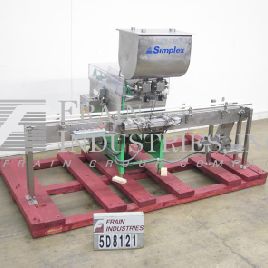 Simplex # F, en línea, llenado de pistón de 2 cabezales, 4-20 contenedores por minuto