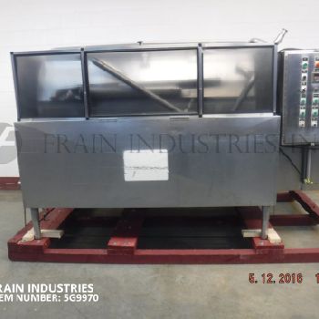 Chester Jensen#TC-4-6, sgl rotating,perforated,Stainless Steel,product containment cooling drum