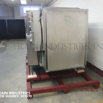 Chester Jensen#TC-4-6, sgl rotating,perforated,Stainless Steel,product containment cooling drum