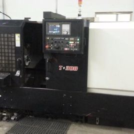 Amera-Seiki#T-308, Fanuc Oi-TB,12 station turret, 23" swing,10 chuck,2-1/2 bore, 2004