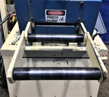 12" x .185Colt#CPS-12-12, coil straightener,3 roll diameter,80 FPM,air clutch,’02,#8723P