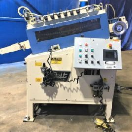 12" x .185Colt#CPS-12-12, coil straightener,3 roll diameter,80 FPM,air clutch,’02,#8723P