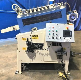 12" x .185Colt#CPS-12-12, coil straightener,3 roll diameter,80 FPM,air clutch,’02,#8723P