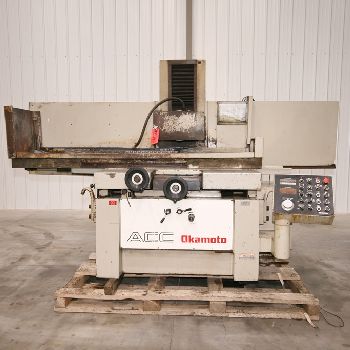 16" x 32Okamoto#ACC16.32DX, automatic hydraulic surface grinder, #12068
