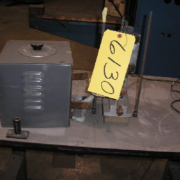 5 KVAAidlin#TWA-3Tweezer Weld Micro type vertical action spot welder, 8" throat, 11 step tap switch, 440/460/480 V., 1 ph