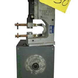5 KVAAidlin#TWA-3Tweezer Weld Micro type vertical action spot welder, 8" throat, 11 step tap switch, 440/460/480 V., 1 ph