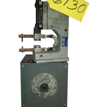 5 KVAAidlin#TWA-3Tweezer Weld Micro type vertical action spot welder, 8" throat, 11 step tap switch, 440/460/480 V., 1 ph