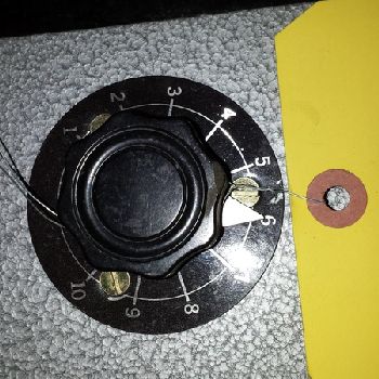 5 KVAAidlin#TWA-3Tweezer Weld Micro type vertical action spot welder, 8" throat, 11 step tap switch, 440/460/480 V., 1 ph