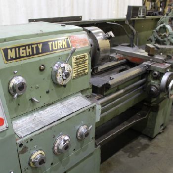 21" x 80Mighty Turn#ML2180GL, gap bed,11-13/16 OCS,3-jaw 12 chuck,in/mm,DRO,#63444