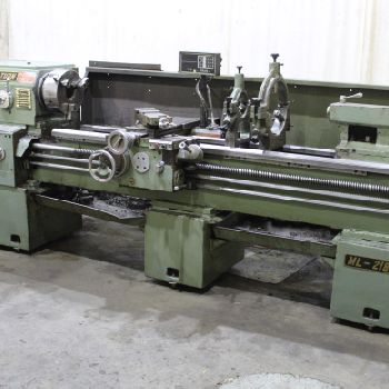 21" x 80Mighty Turn#ML2180GL, gap bed,11-13/16 OCS,3-jaw 12 chuck,in/mm,DRO,#63444