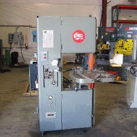 18"Grob#4V-18, vertical contouring saw, 18 throat, 40-5000 RPM, pneumatic power table feed, super nice, 1978