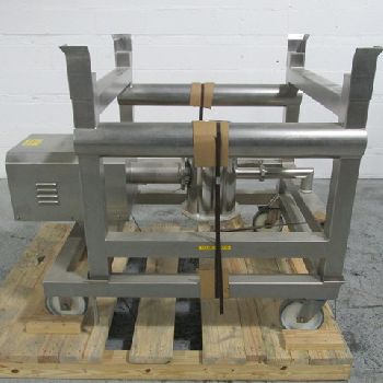 LB Bohle#BTS-200, Stainless Steel Cone Mill, less beater, w/screen, mounted.on stand, for LB Bohle lift, #48512