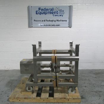 LB Bohle#BTS-200, Stainless Steel Cone Mill, less beater, w/screen, mounted.on stand, for LB Bohle lift, #48512