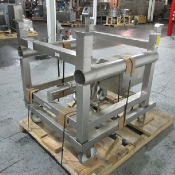 LB Bohle#BTS-200, Stainless Steel Cone Mill, less beater, w/screen, mounted.on stand, for LB Bohle lift, #48512