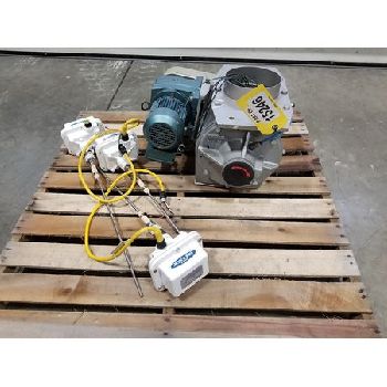 Zeppelin-Reimelt#1272, Pulse jet-filter sanitary dust collector, 3.5" OD, Stainless Steel hopper