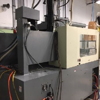 105 Ton, 3.4 oz.,Nissei#TNS100RE-12VE, vertical rotary injection molder, 2008, #16435A