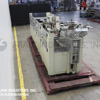 Kodiak#901-120, semi-automatic, horizontal, continous motion, hot melt glue cartoner, 20-120 cartons per minute