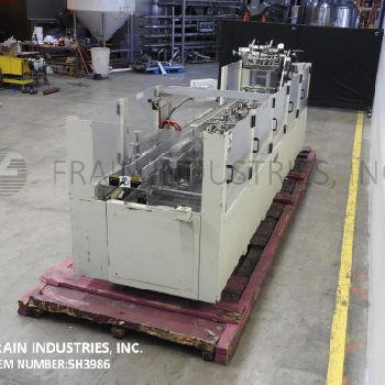 Kodiak#901-120, semi-automatic, horizontal, continous motion, hot melt glue cartoner, 20-120 cartons per minute