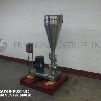 Tri-Clover#F3218, Stainless Steel tri-blender, 200 GPM, 350 PPM, 10 HP, tri-clamp discharge