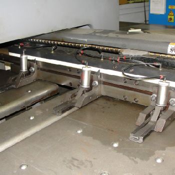 23 Ton,Strippit#1250XP/20, 51" x 51,Strippit CNC,20 station turret,3 A/I loaded w. tooling,#28182