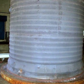 114" diameter x 90 HLeeWilson, 1650°F, gas fired radiant tube