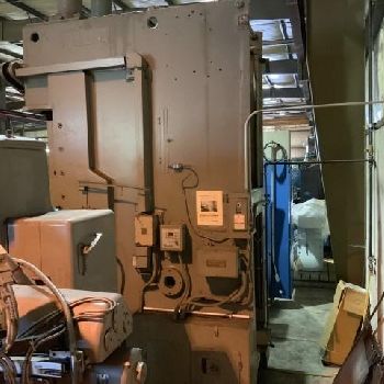 150 Ton,Aida#PC-15020, gap frame press, 7.8" str,3.3 adj., 45 SPM, A/C &amp; brake, #11466