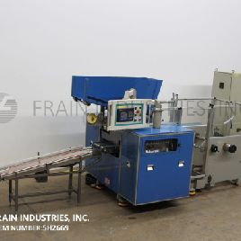 Plastic Film Rewinding Machine,Rotomac / KasperMachine Co #RTC125/470PL, 6 spindle, 50-400 cycles/minute