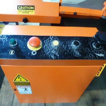 9" x 18Cosen#SH-460M, miter, semi-auto, 138 x 1 x.035 blade, 2 HP, #29455