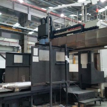 Doosan #DCM2740W, 5-face double column VMC,167" X,126 Y28 Z,86.6 x 161.4,F18i-MB,’09