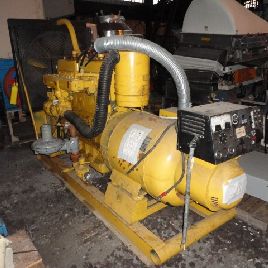 150 KWKohler#170R72, 187.5 KVA,3-ph,60 Hz,277/480 V.,1800 RPM,226 amps,Waukesha #11967 motor,#45599