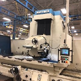 Amoladora hidráulica de superficie de 42 "x 74Matison Heavy Duty, 1970, reconstruida y adaptada 2009