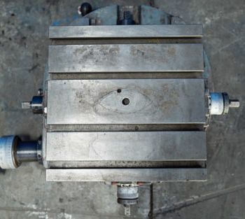 12" x 12Troyke#DMT-15, cross sliding rotary table, #6723