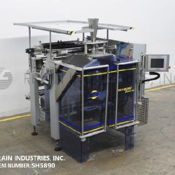 Ilapak#VEGATRONIC-2000, vertical form, fill and seal machine, 20-120 pkgs/min., dual belt film pull down, power film unwind