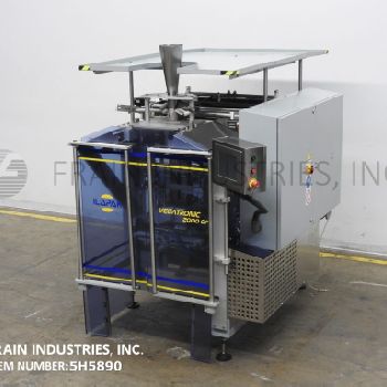 Ilapak#VEGATRONIC-2000, vertical form, fill and seal machine, 20-120 pkgs/min., dual belt film pull down, power film unwind