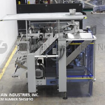 Ilapak#VEGATRONIC-2000, vertical form, fill and seal machine, 20-120 pkgs/min., dual belt film pull down, power film unwind