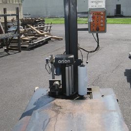 Orion#L66-9, stretch wrapping machine, variable to 14 RPM, 4000 lb. maximum load weight