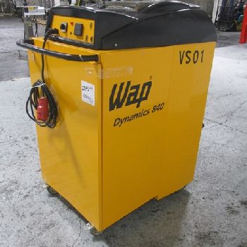 WAPDynamics, portable dust collector, Stainless Steel, 400 V., 3 Phase, no canister, serial #29703, #2845-4