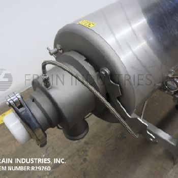 9 sq.ft. SPX, Cherry Burrell, Waukesha #6 x 72, Stainless Steel scrape surface heat exchanger, 10 HP