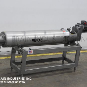 9 sq.ft. SPX, Cherry Burrell, Waukesha #6 x 72, Stainless Steel scrape surface heat exchanger, 10 HP