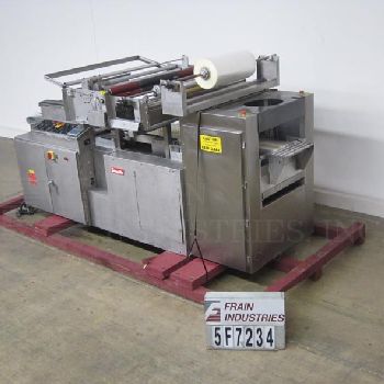 Shanklin#HS2HSS, high speed, Stainless Steel, flow thru shrink wrapper, 20-100 packages per minute (2 available)