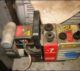 .6 CFM,Edwards#E2M-.7, vacuum pump, oil seal/dry, 2-stage, #21033