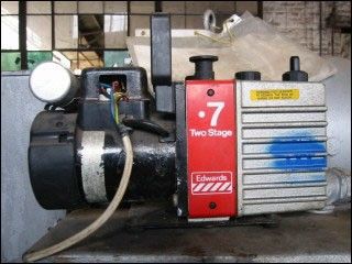 .6 CFM,Edwards#E2M-.7, vacuum pump, oil seal/dry, 2-stage, #21033