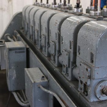 8 Stand,Yoder#M1-1/2, rollformer,R-L,1.5" arbor,8 R/S,15 HP,equal geared,#67279